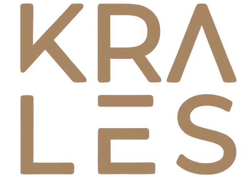 krales logo prosojno rjavo